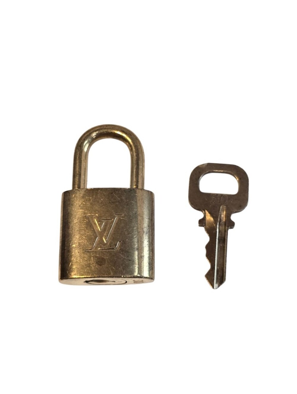 Louis Vuitton LV #310 Brass Lock & Key - Picture 3 of 5